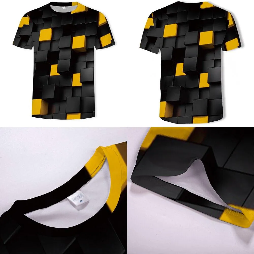 3D Squares T-shirt