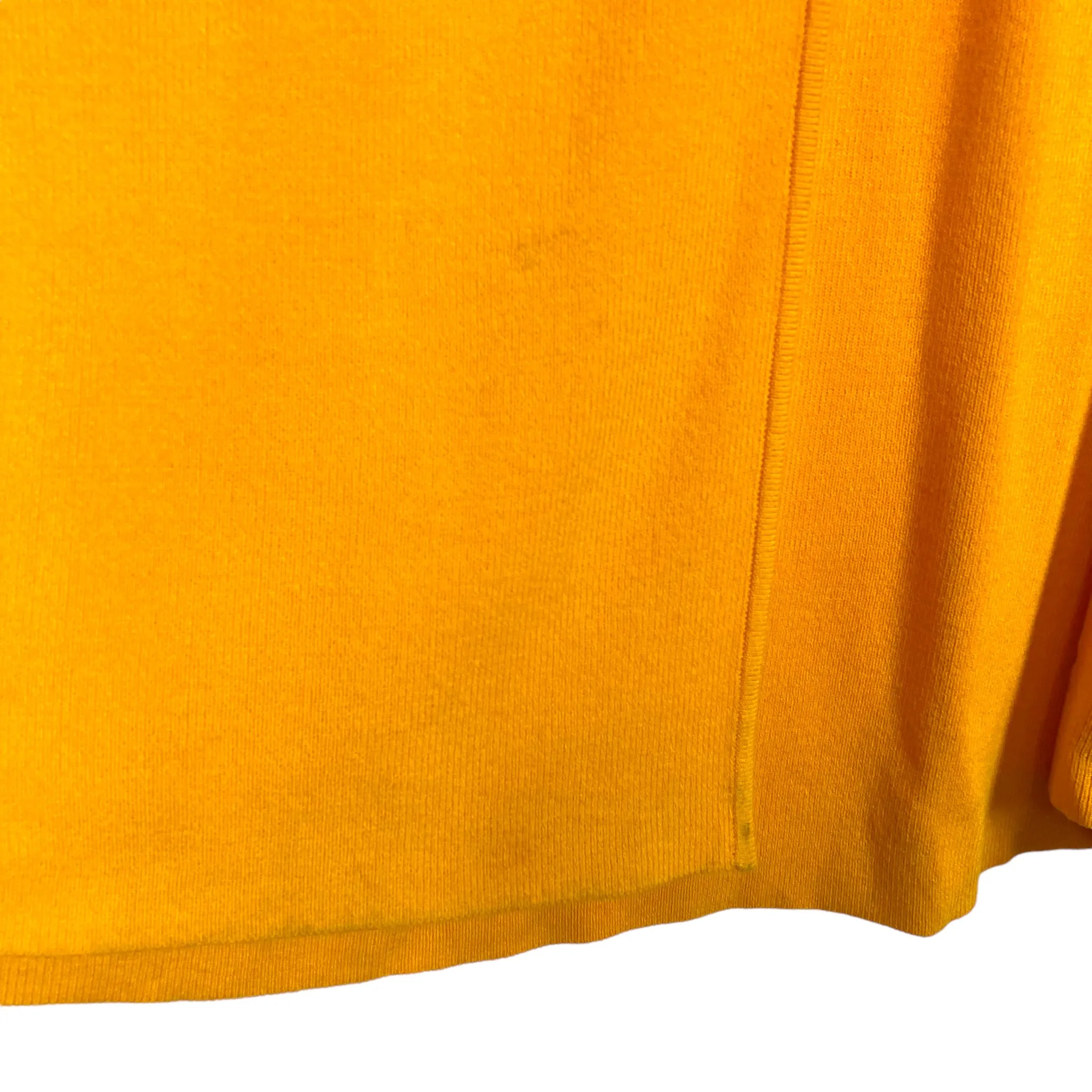A.L.C. Golden Yellow Ribbed Knit Scoop Neck with Front Slit Maxi Dress- Size XS (see notes)