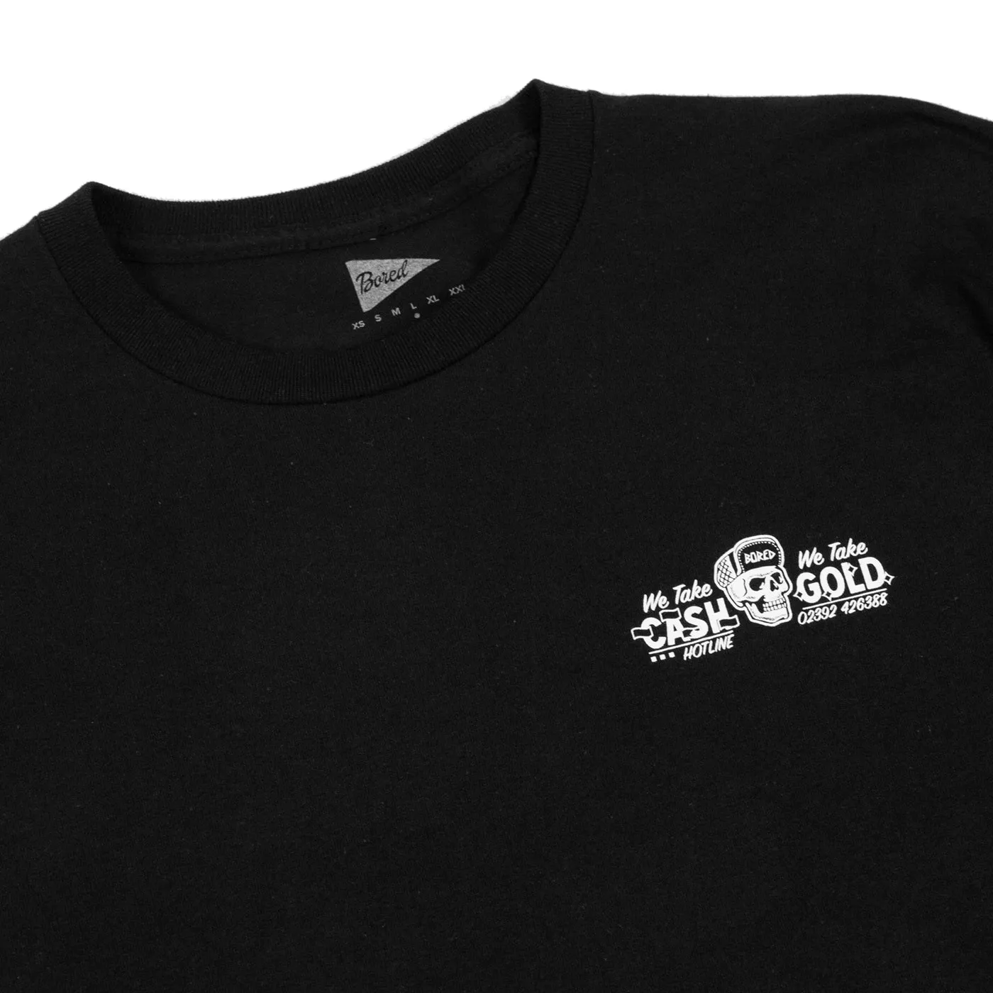 Bored of Southsea We Take Gold T Shirt - Black