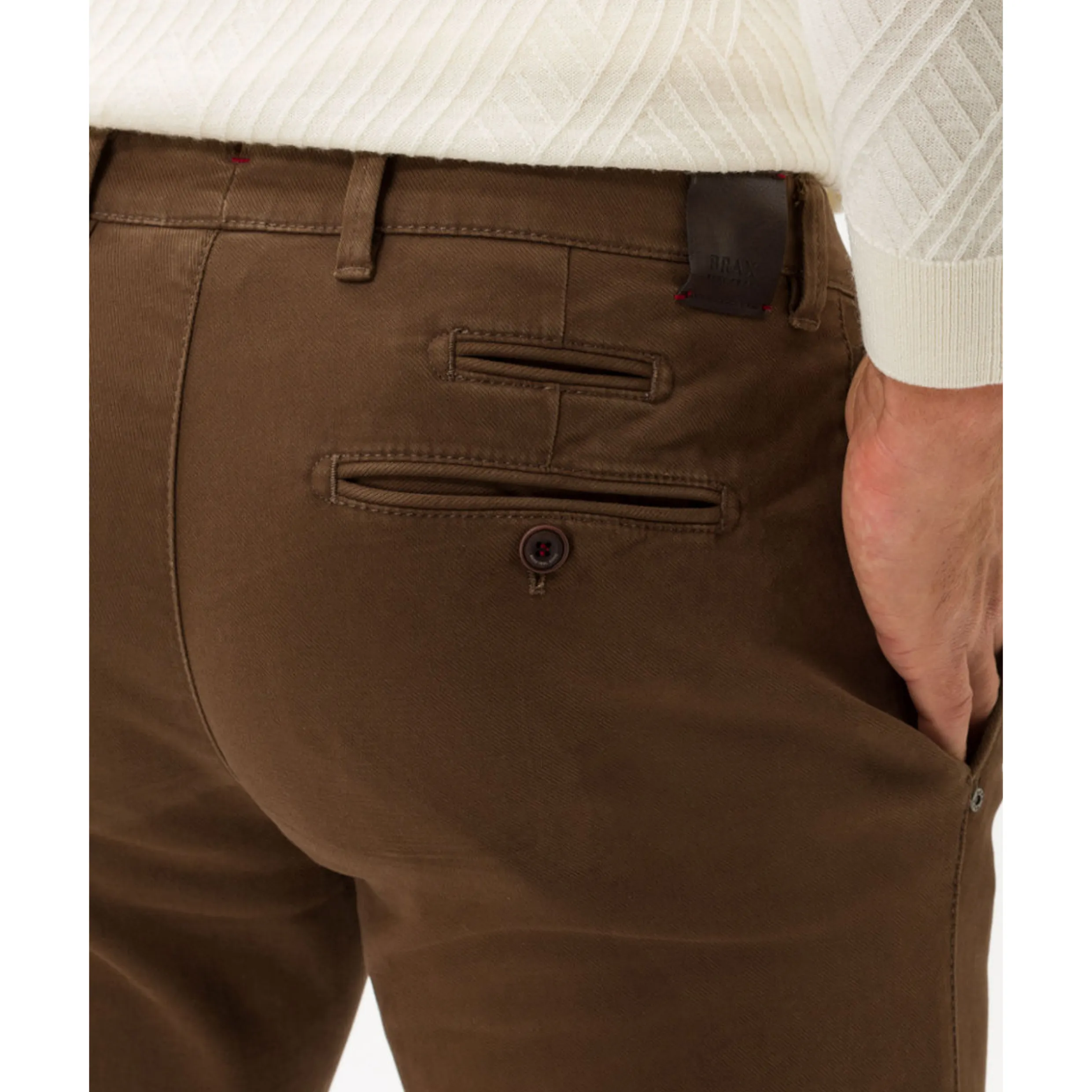 Brax Hi-FLEX ultra-elastic slim chinos Fabio - Brown 85-1647