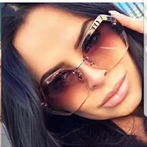 Chelia Luxury Rimless Sunglass