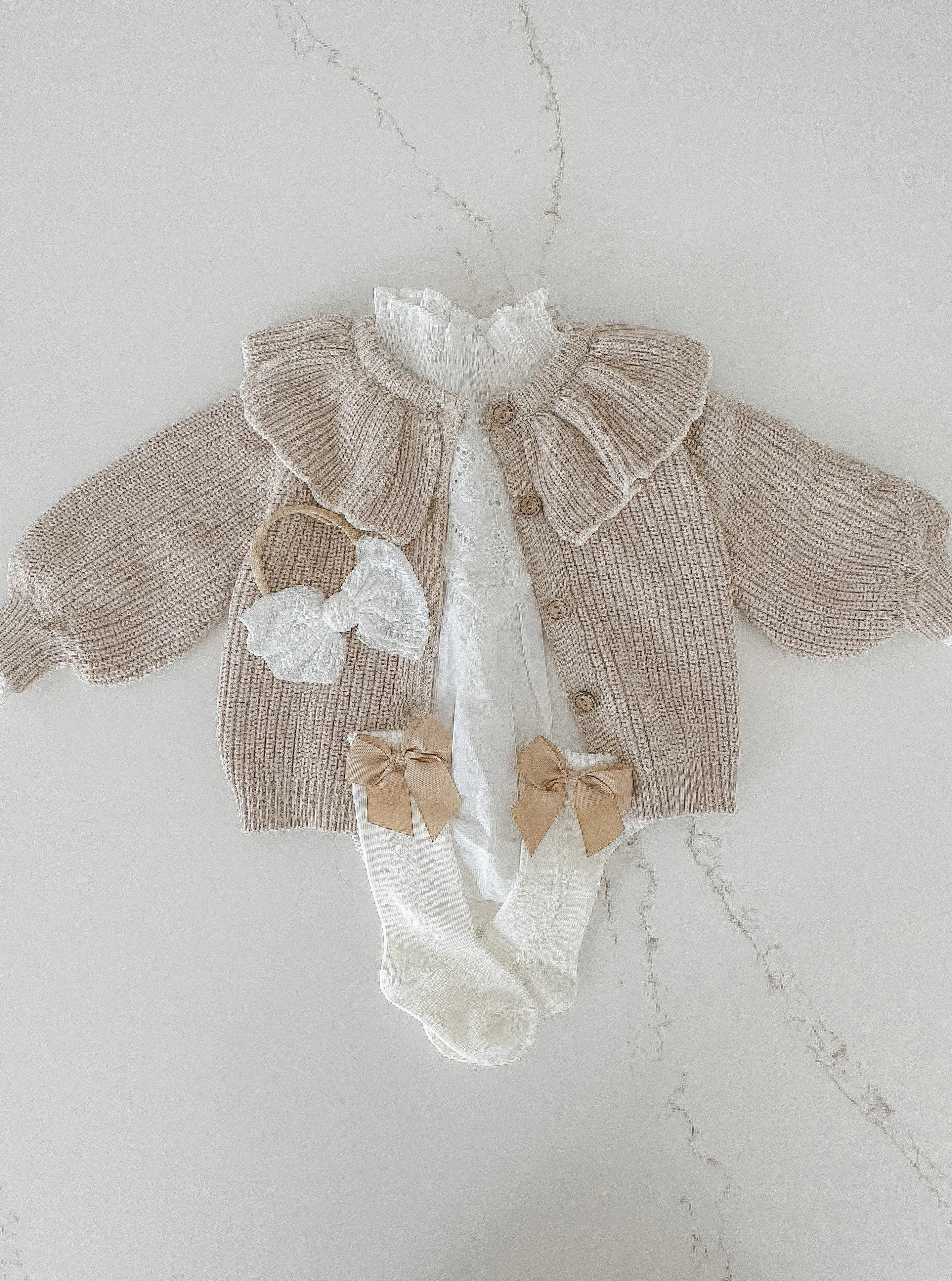 Embroidered Cotton Romper - White