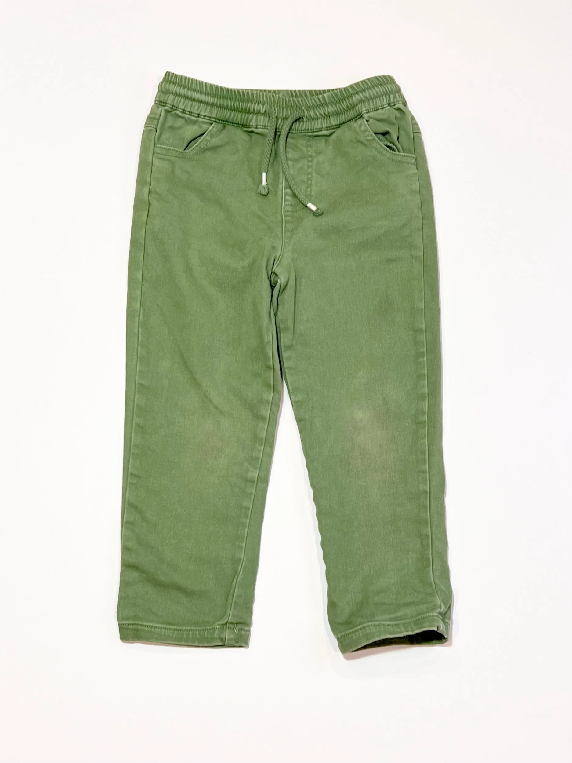 Green chino pants - Size 3