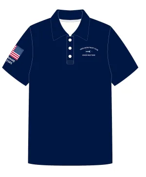 JR POLO SHIRT TOP SHORT SLEEVE NAVY | TRED AVON YACHT CLUB | PSNLZ'D