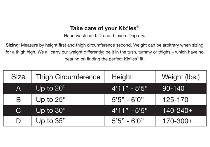 Kixies Black Fishnet Rhinestone Thigh High - All Sizes