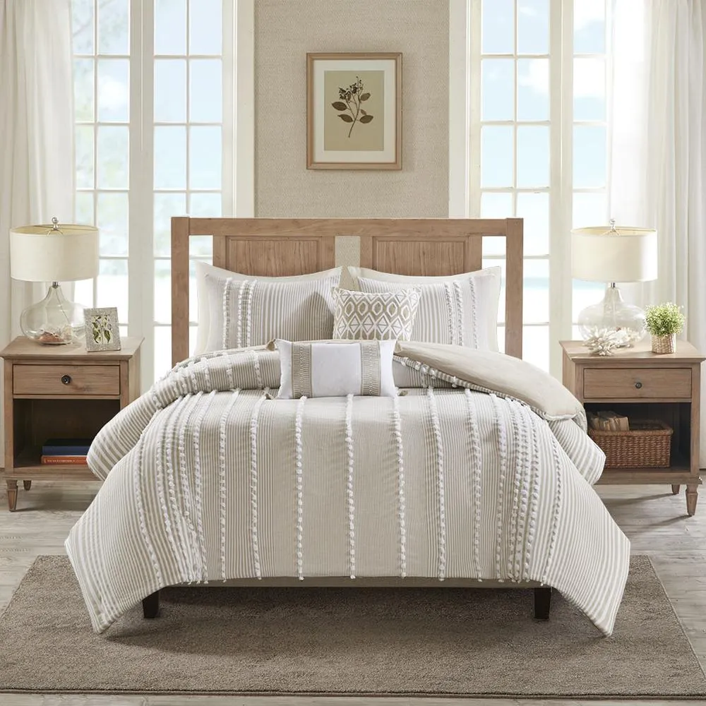 Messina | Queen Cotton Yarn Dyed Tufted Duvet Cover Mini Set