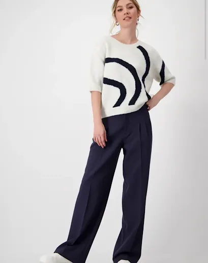 MONARI - Short Sleeve Knit - City Vibes