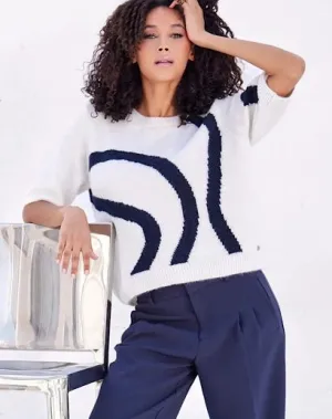MONARI - Short Sleeve Knit - City Vibes