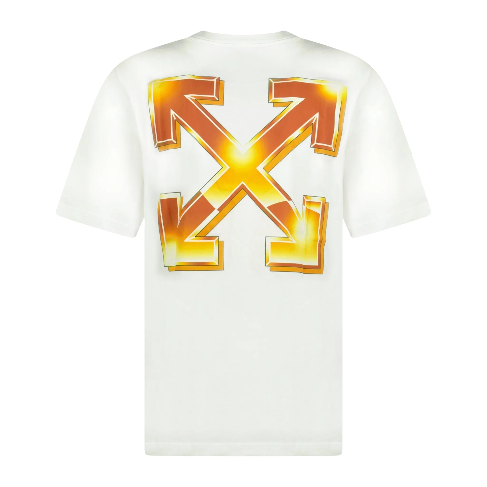 OFF-WHITE Gold Metal Arrow T-shirt White