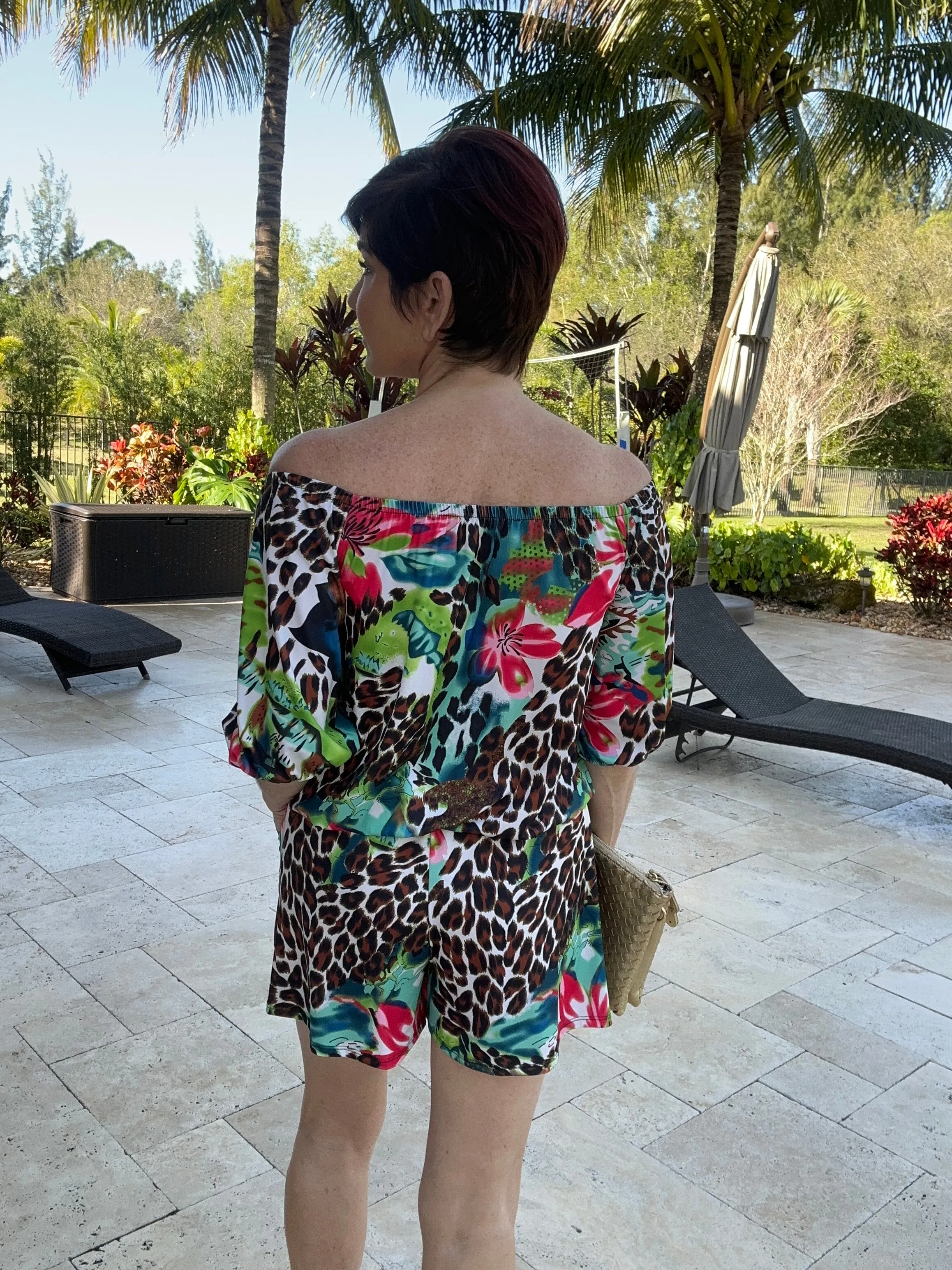 Rubi 3/4 Sleeve Romper