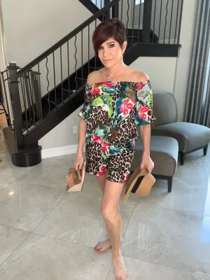 Rubi 3/4 Sleeve Romper