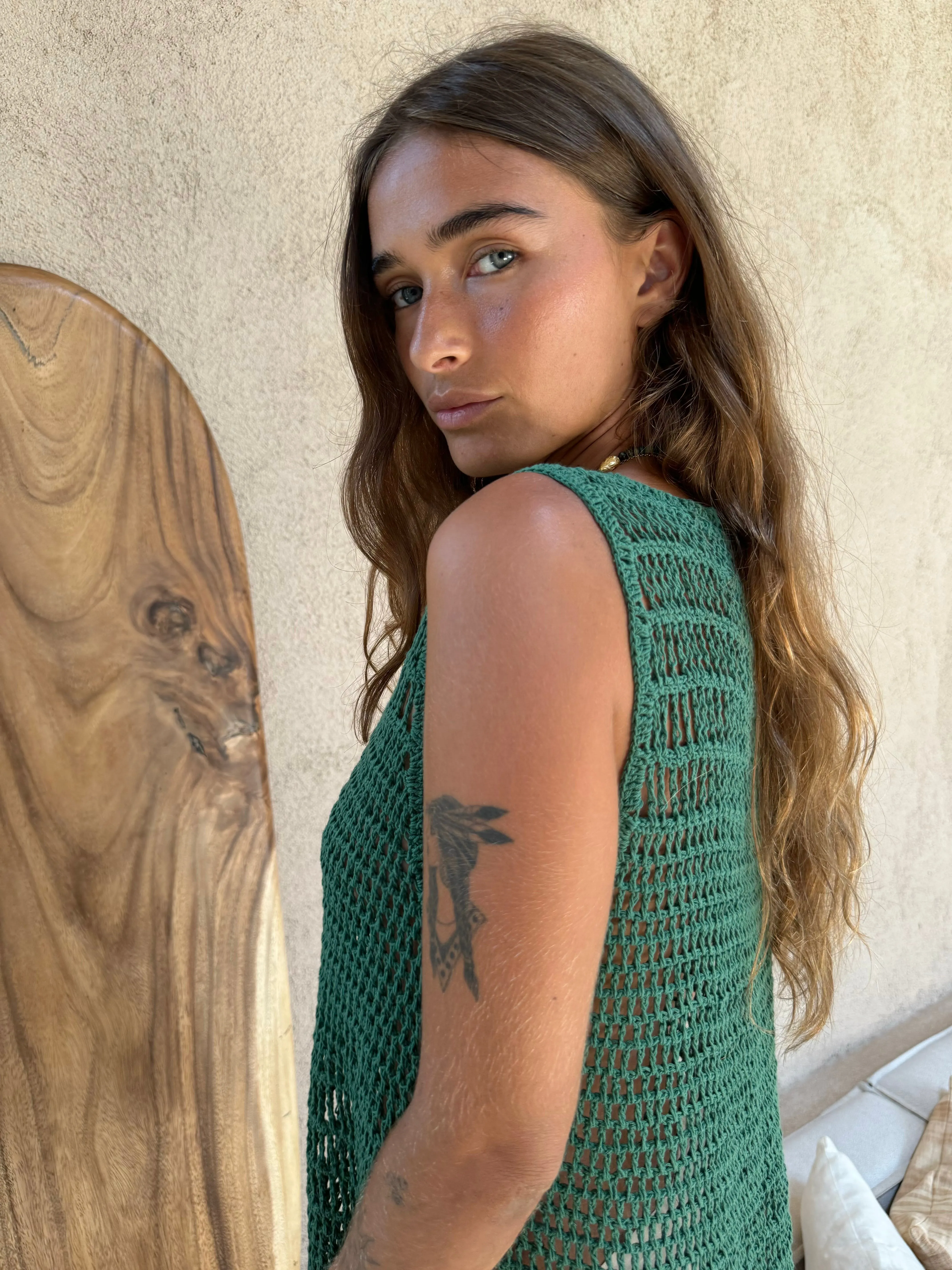 SUMMER RAIN DRESS - GREEN