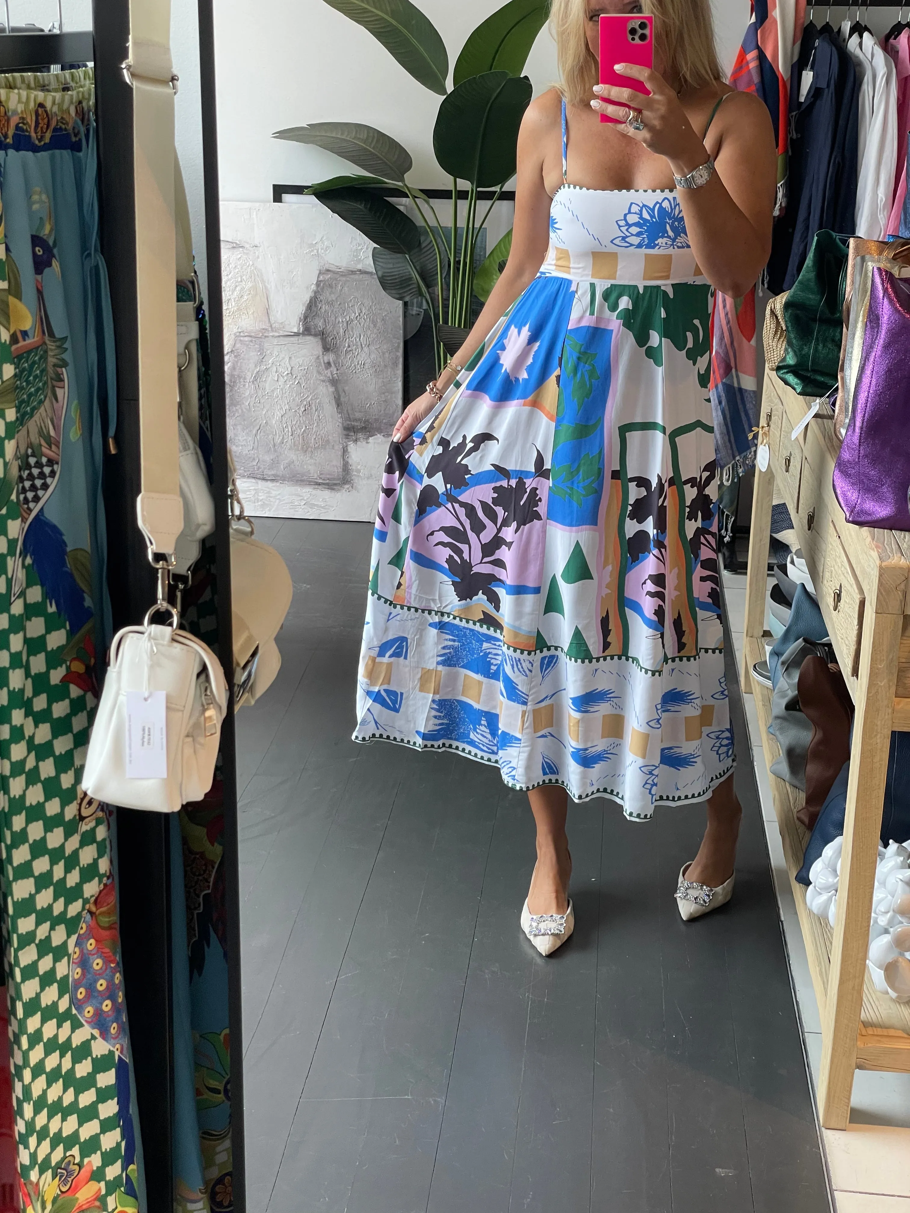 Sustainable St Tropez Midi Dress
