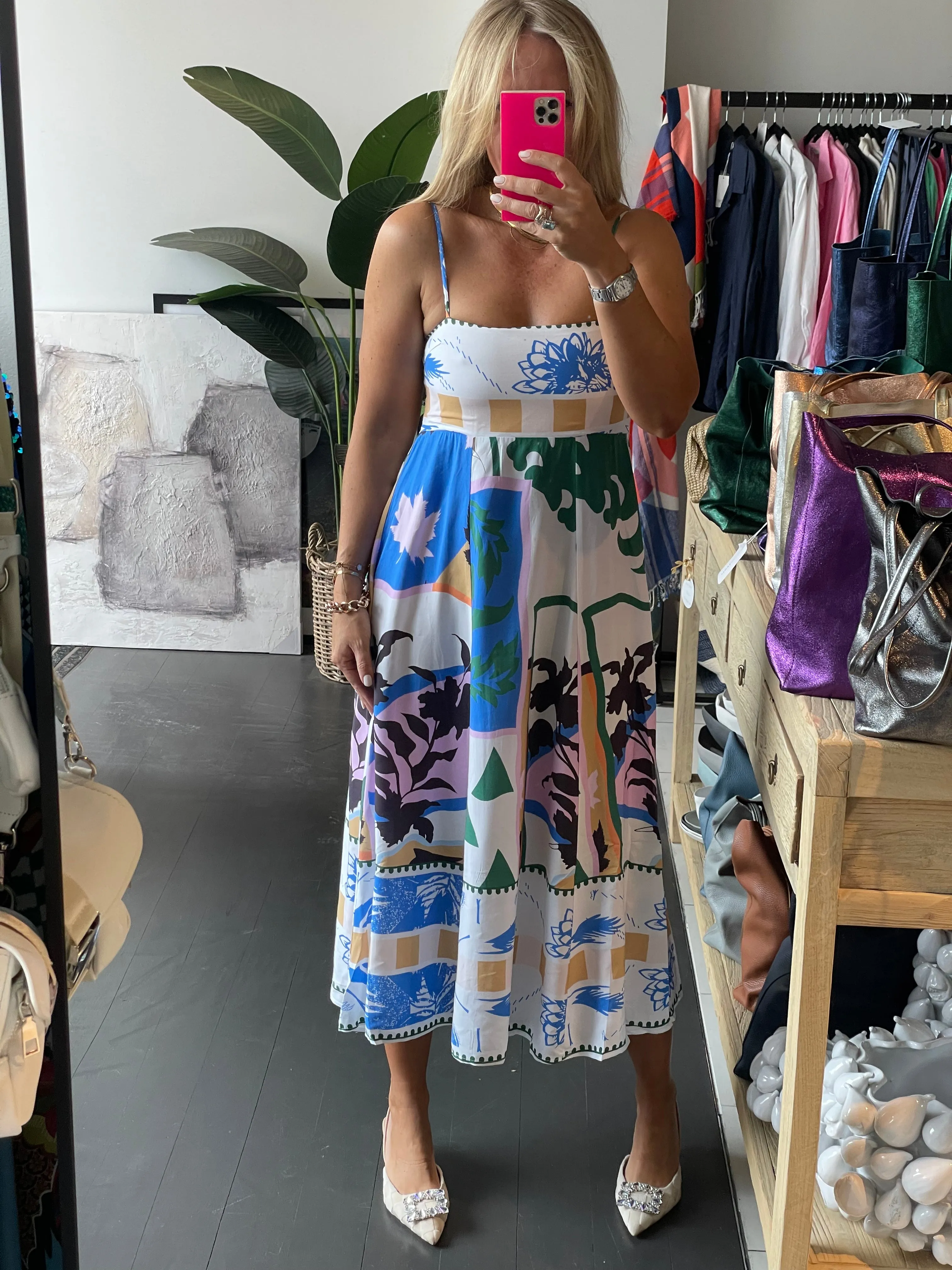 Sustainable St Tropez Midi Dress