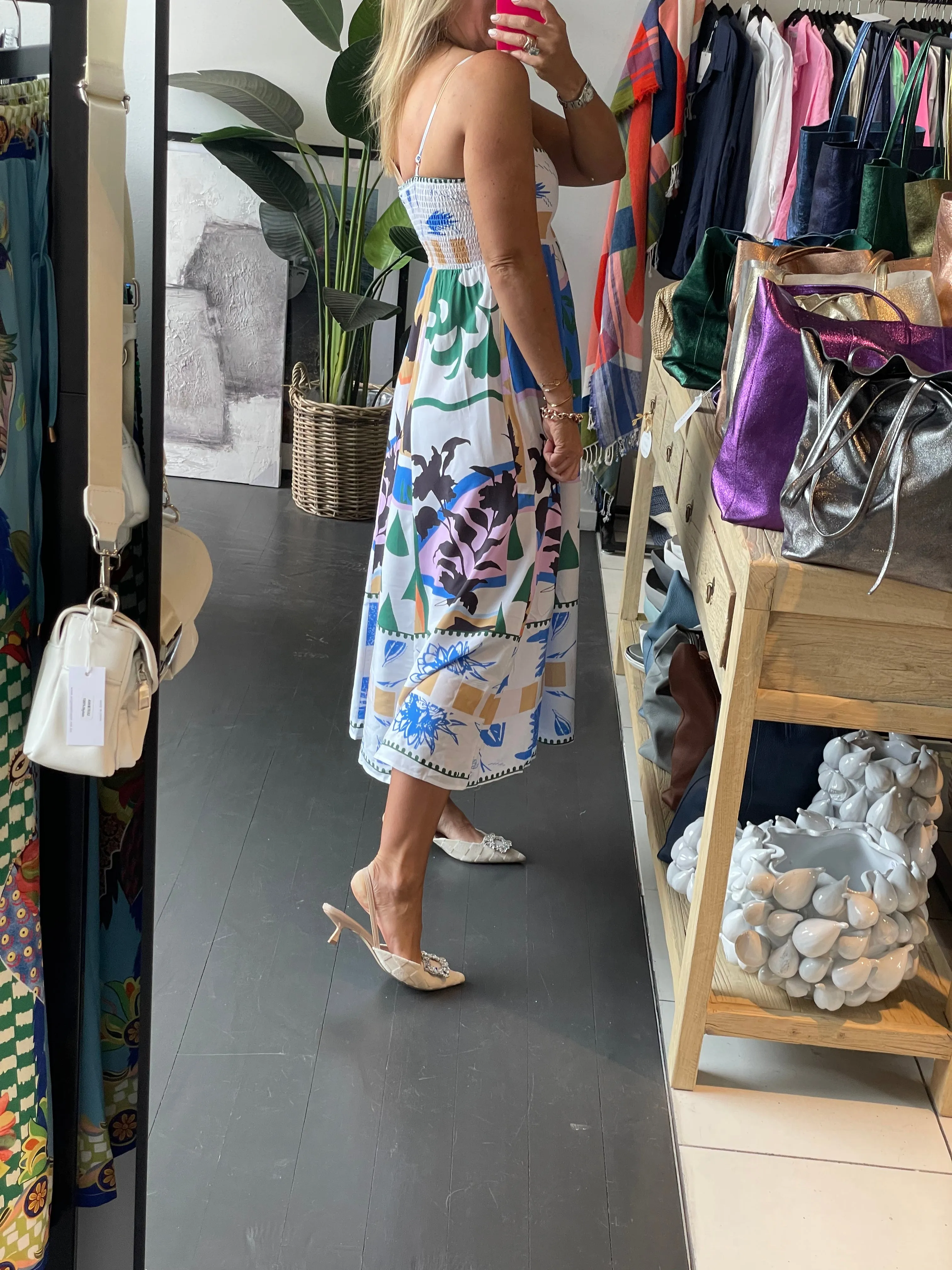 Sustainable St Tropez Midi Dress