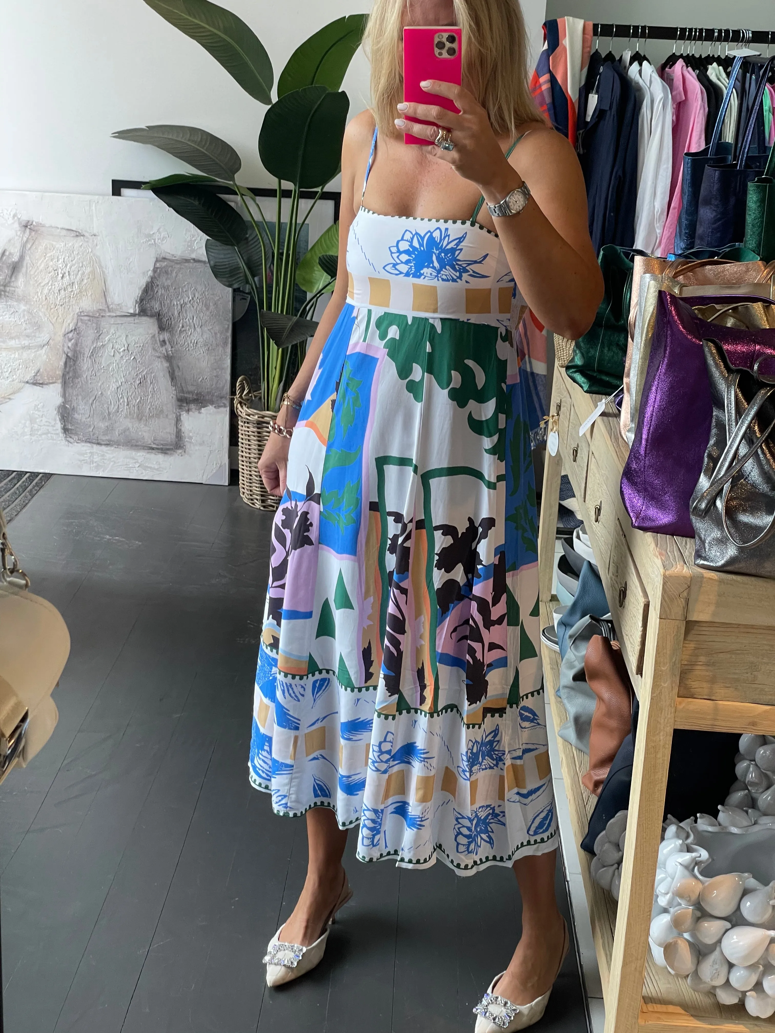 Sustainable St Tropez Midi Dress