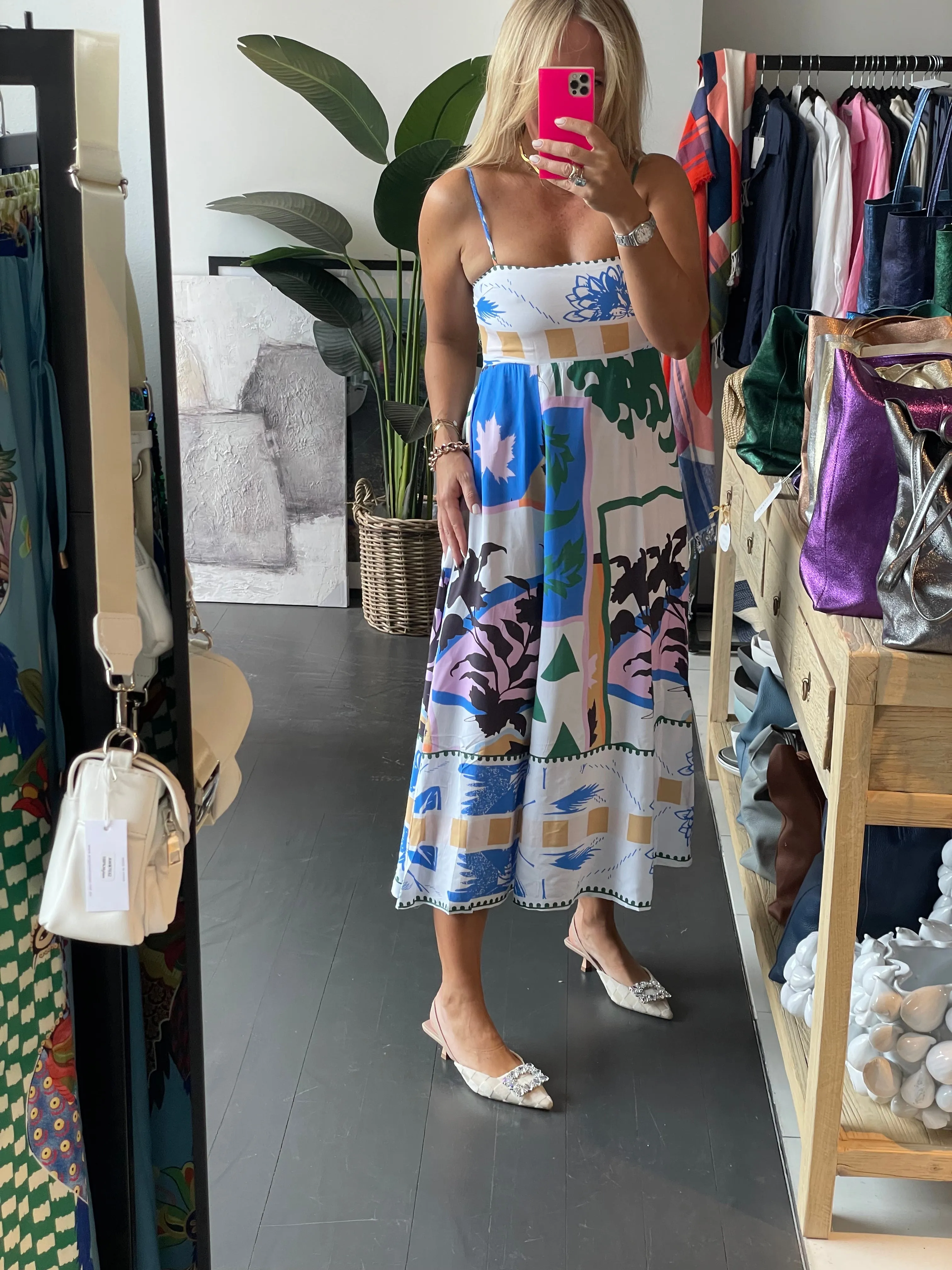 Sustainable St Tropez Midi Dress