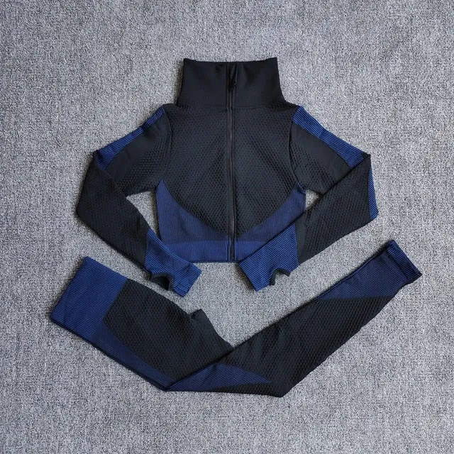 Women Seamless Quick Dry Yoga Sets