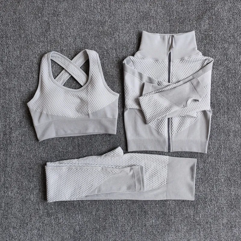 Women Seamless Quick Dry Yoga Sets