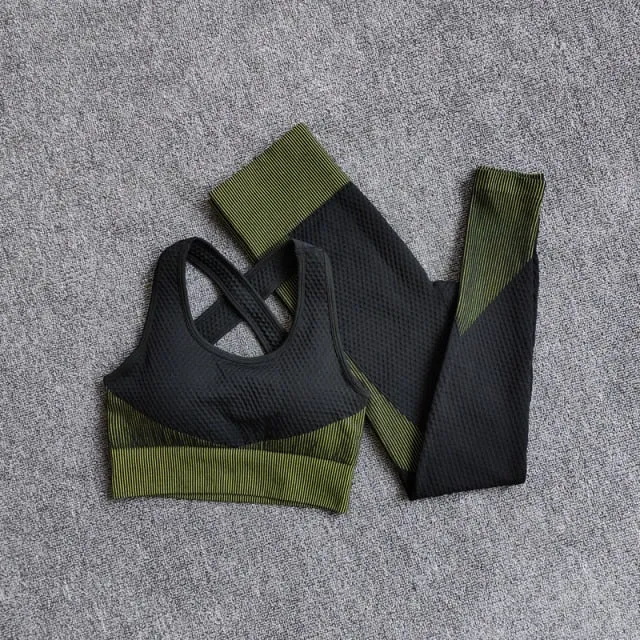 Women Seamless Quick Dry Yoga Sets
