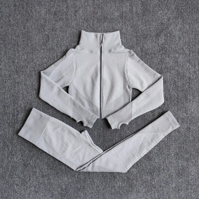 Women Seamless Quick Dry Yoga Sets