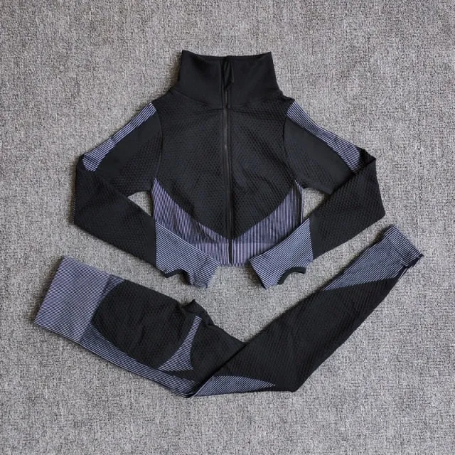Women Seamless Quick Dry Yoga Sets
