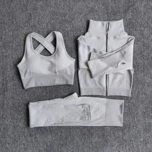 Women Seamless Quick Dry Yoga Sets