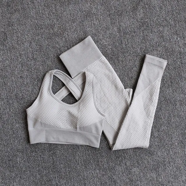 Women Seamless Quick Dry Yoga Sets