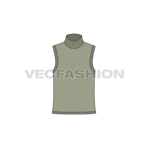 Women's High Neck Sleeveless Tank